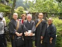 Revs. Terribini, Faulconer, Mochida, Caine-Barrett, with Pam in the back - how did she take this picture?