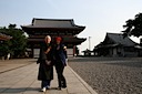 Leah & I at Ikegami Honmon-ji