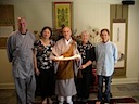 Shakyo Group and their donation of handwritten copies of sections of the Lotus Sutra